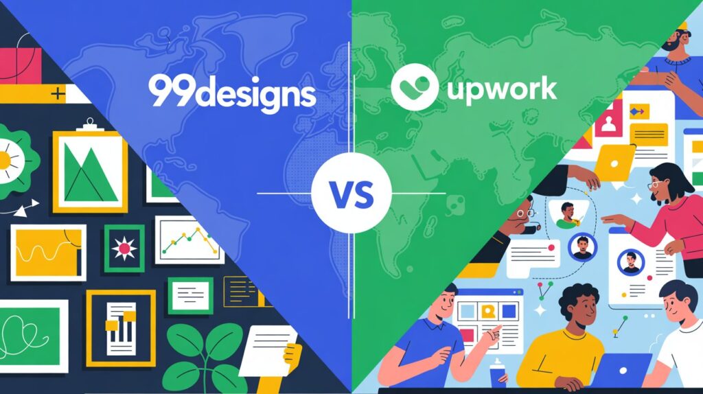 99designs vs upwork
