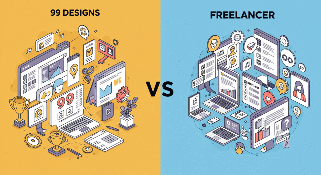 99designs vs Freelancer