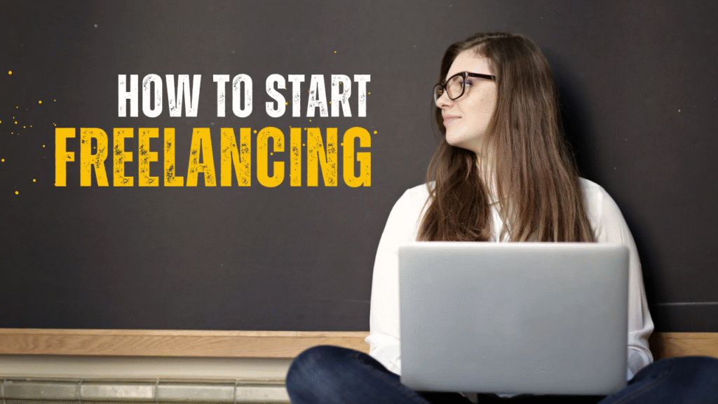 How to start Freelancing Title Thumbnail