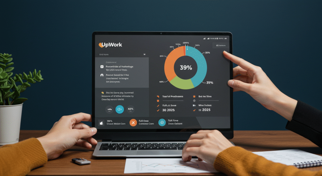 Upwork Report On Tablet