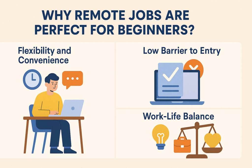 Remote jobs benefits for beginners