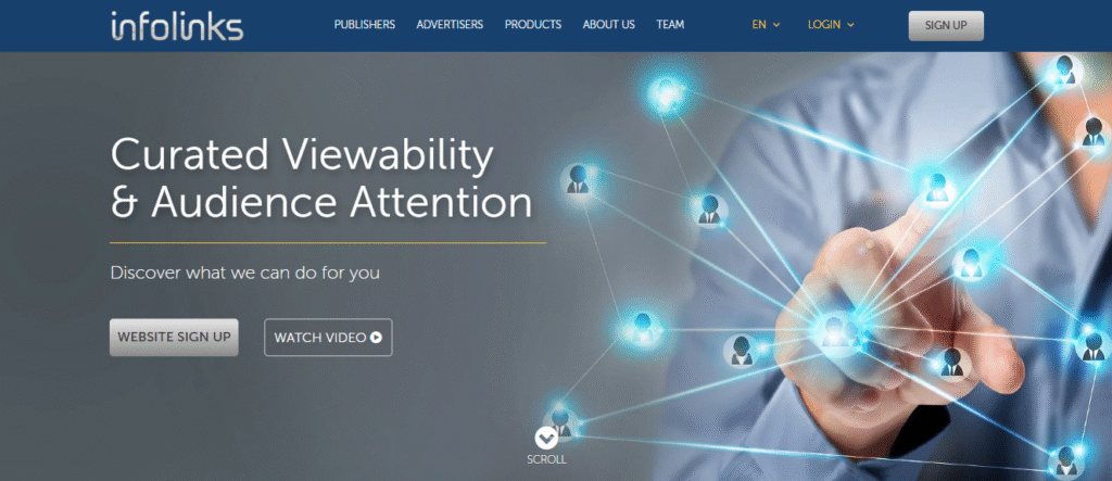 infolinks homepage