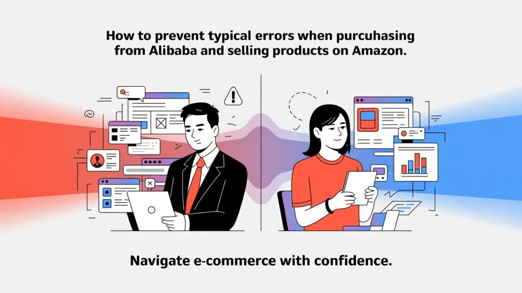 prevent typical errors when purchasing from Alibaba and selling on Amazon