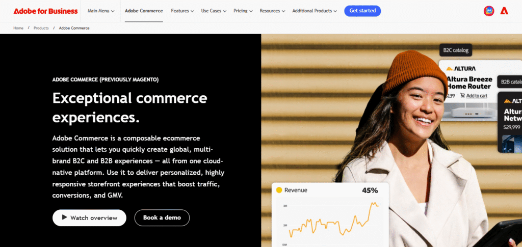 Adobe Commerce (Magento) Homepage