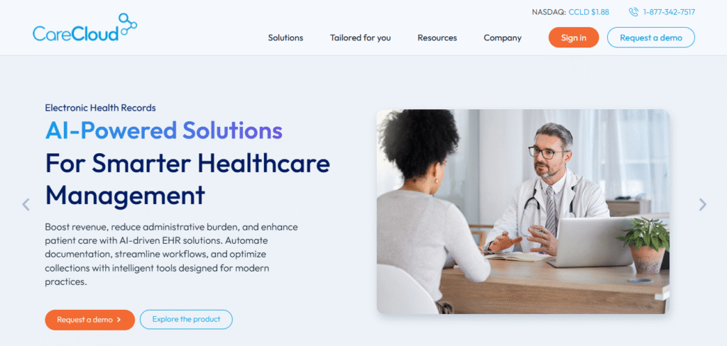 CareCloud Homepage
