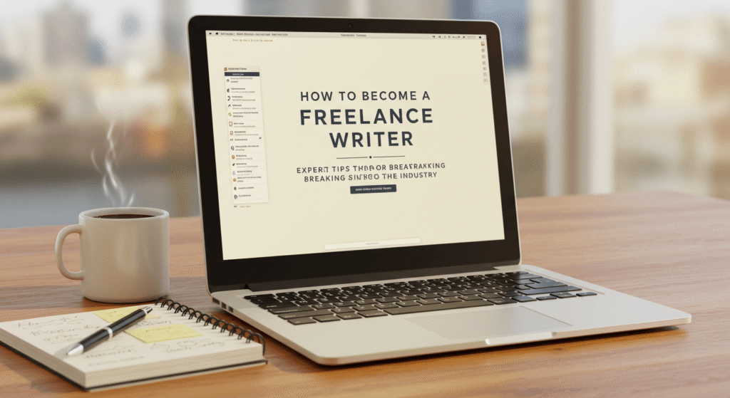 How to Become a Freelance Writer Thumbnail