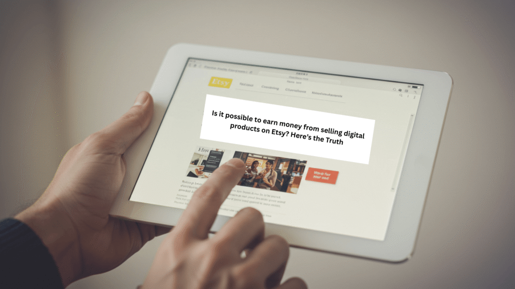 Is it possible to earn money from Etsy