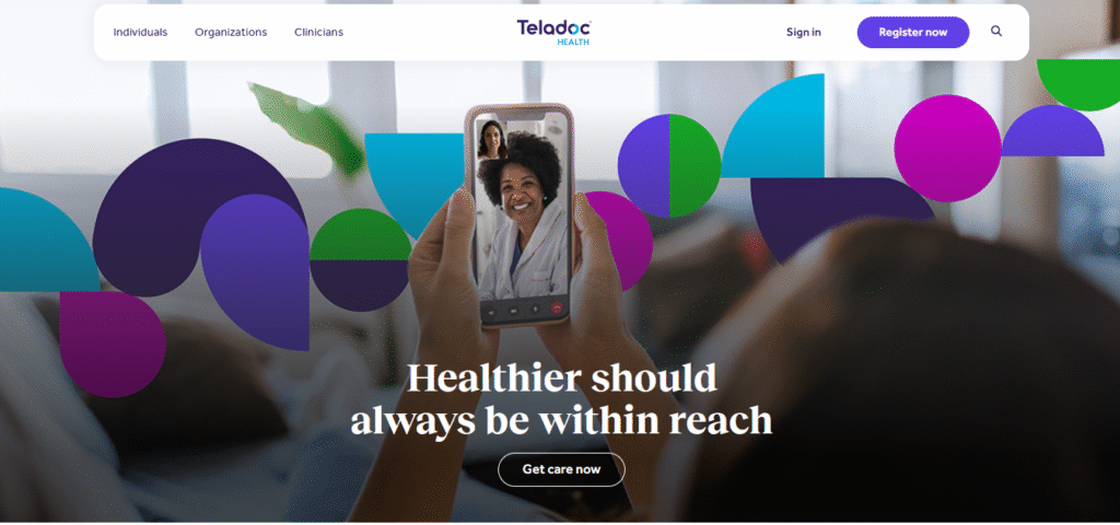 Teladoc Health Homepage
