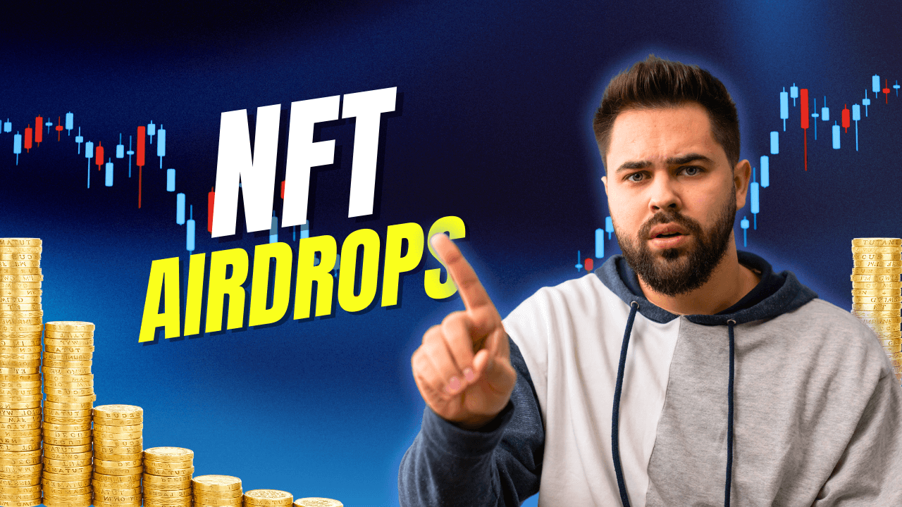 NFT airdrops explained thumbnail